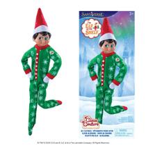 Pijama Infantil Elfo na Prateleira - Coleção Claus Couture Snowflake Snuggle