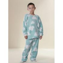 Pijama Infantil Estampa Aleatória Fleece Dunabella