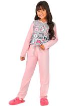 Pijama Infantil Fem Longo Conectados Sanny Rosa