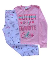 Pijama Infantil Feminino Blusa e Calça Minifan