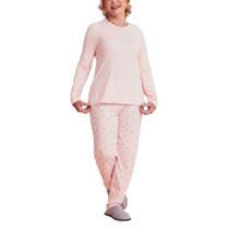 Pijama Infantil Feminino Danka Floral Rosê - 012029