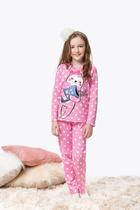 Pijama Infantil Feminino Inverno Rosa Laziness Malwee