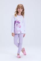 Pijama Infantil Feminino Inverno Unicórnio Brilha no Escuro Pijama Infantil Feminino Inverno Unicórnio Brilha no Escuro