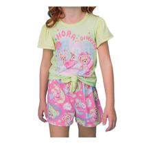 Pijama Infantil Feminino Kukiê Urso Verde - 75068