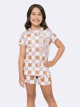 Pijama Infantil Feminino Manga Curta Sweet Heritage