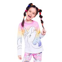 Pijama Infantil Feminino Veggi 1001500 Unicórnio 100% Algodão Pijama Infantil Feminino Veggi 1001500 Unicórnio 100% Algodão