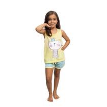 Pijama Infantil Feminino Verão