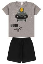Pijama Infantil Juvenil Menino Verão em Meia Malha Estampado