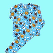 Pijama Infantil juvenil Soft Conjunto Menino e Menina 2 ao 8