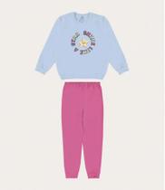 Pijama infantil like a star shine em moletom flanelado malwee kids - 1000105338