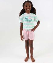 Pijama Infantil Listrado Snoopy Tam 4 a 12 Verde-14001