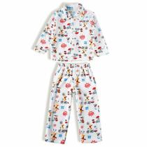 Pijama Infantil Longo Soft Cartoon Off White Tip Top Pijama Infantil Longo Soft Cartoon Off White Tip Top