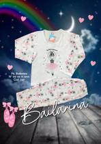 Pijama Infantil longo tema bailarina Pijama Infantil longo tema bailarina