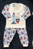 Pijama Infantil longo tema Urso Cute