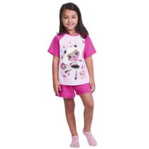 Pijama Infantil Lupo Kids Verão Camiseta+Shorts Original