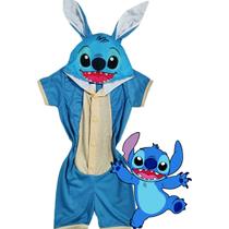 Pijama Infantil Macacão Fantasia Personagem Bebe Azul