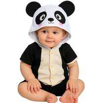 Pijama Infantil Macacão Fantasia Personagem Bebe Preto