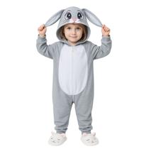 Pijama Infantil Macacão Kigurumi Fantasia Coelho Festa Pijama Infantil Macacão Kigurumi Fantasia Coelho Festa