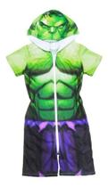 Pijama Infantil Macacão Kigurumi Fantasia Hulk Parmalat Curt
