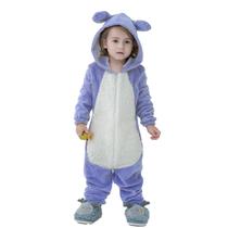 Pijama Infantil Macacão Kigurumi Fantasia Urso Azul