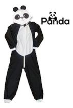 Pijama Infantil Macacão Kigurumi Fantasia Urso Pand Parmalat