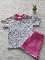 Pijama Infantil Malha Algodão Menina