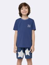 Pijama Infantil Manga Curta com Bermuda Starlit Pijama Infantil Manga Curta com Bermuda Starlit
