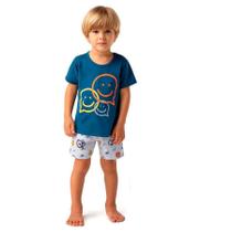 Pijama infantil manga curta estampa masculino dedeka ref: 22106 1/3