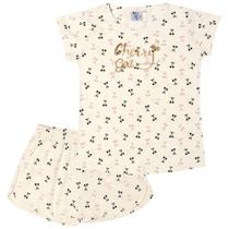 Pijama Infantil Manga Curta Menina Pulla Bulla Ref. 46501 Pijama Infantil Manga Curta Menina Pulla Bulla Ref. 46501
