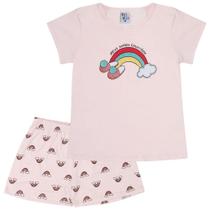 Pijama Infantil Manga Curta Menina Pulla Bulla Ref. 46503