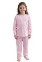 Pijama Infantil Manga Longa e Calça Comprida Poliéster Pijama Infantil Manga Longa e Calça Comprida Poliéster