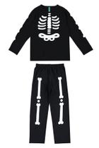 Pijama Infantil Manga longa Esqueleto Malwee Kids