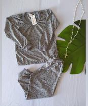Pijama infantil manga longa
