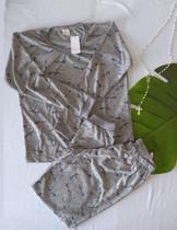 Pijama infantil manga longa