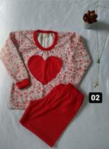 Pijama infantil manga longa