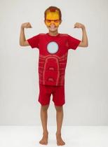 Pijama Infantil Marvel Personagens Homem de Ferro Pijama Infantil Marvel Personagens Homem de Ferro