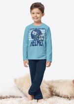 Pijama Infantil Masculino Azul Pijama Infantil Masculino Azul