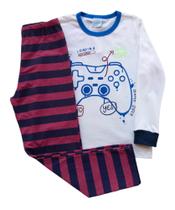 Pijama Infantil Masculino Camiseta + Calça MiniFan