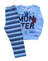 Pijama Infantil Masculino Camiseta + Calça MiniFan