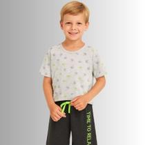 Pijama Infantil Masculino Coqueiros Izitex Pijama Infantil Masculino Coqueiros Izitex