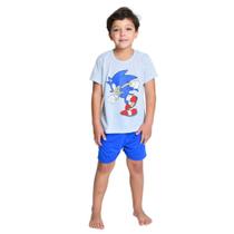 Pijama Infantil Masculino Curto Verão Personagens