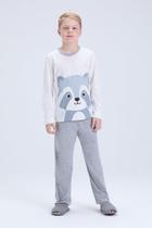 Pijama Infantil Masculino de Inverno Guaxinim