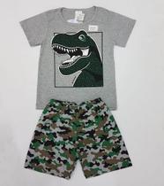 Pijama Infantil Masculino Dinossauro