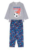 Pijama Infantil Masculino Inverno Fun Ahead- Hey Kids Mescla