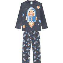 Pijama Infantil Masculino Manga Longa 207541 COR CHUMBO FOQUETE Kyly