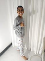Pijama Infantil Masculino Manga Longa e Calça