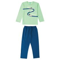 Pijama Infantil Masculino "Tour on the River" Gola Redonda Malwee KIDS