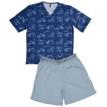 Pijama Infantil Masculino Upman Curto Decote V - CJ128-348