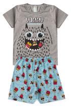 Pijama Infantil Masculino Verão Yummy - Hey Kids - Mescla Pijama Infantil Masculino Verão Yummy - Hey Kids - Mescla