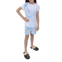 Pijama Infantil Menina Alakazoo Curto Oceano Azul - 19200